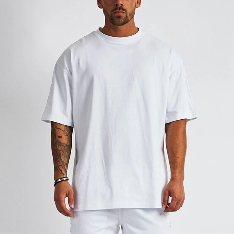 High Quality Men′ S Summer Plain T Shirts White Tee Shirt Custom Print Mens Tshirts Blanks Oversized T-Shirts